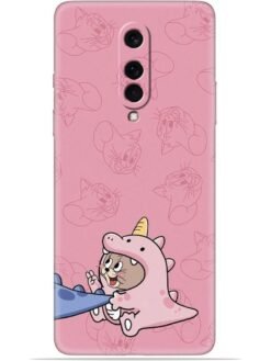 Pink cartoon Soft Mobile Cover for Oneplus 8
