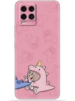 Pink cartoon Soft Mobile Cover for Realme 8 Pro