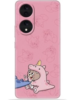 Pink cartoon Soft Mobile Cover for Vivo Y100 (5G)/Y100A (5G)