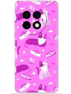 Pink cats design Soft Silicone Mobile Case for Oneplus 13 (5G)