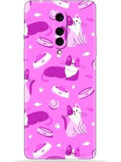 Pink cats design Soft Mobile Cover for Oneplus 8