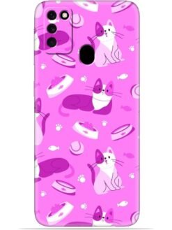 Pink cats design Soft Mobile Cover for Samsung Galaxy M30S