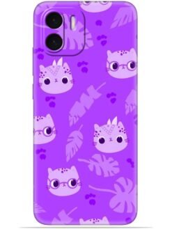 Purple cats design Soft Mobile Cover for Xiaomi Redmi A2