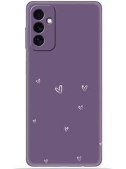 Purple heart design Soft Mobile Cover for Samsung Galaxy F13