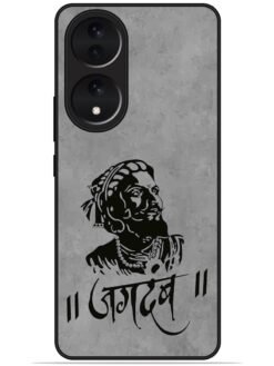 Shivaji maharaj Glossy Metal TPU Phone Cover for Vivo Y100 (5G)/Y100A (5G)