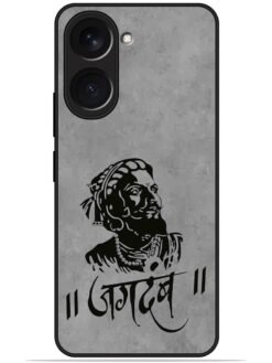 Shivaji maharaj Glossy Metal TPU Phone Cover for Vivo Y18/Y18E/Y18i/Y18T