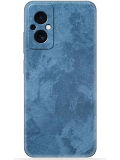 Sky blue Soft Silicone Mobile Case for Poco M4 (5G)