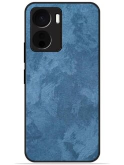 Sky blue Glossy Metal TPU Phone Cover for Vivo Y16