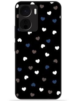 Small heart design Glossy Metal TPU Phone Cover for Vivo Y16
