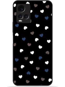 Small heart design Glossy Metal TPU Phone Cover for Vivo Y21/Y21A/Y21G/Y21T/Y21E