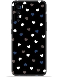 Small heart design Soft Mobile Cover for Oneplus Nord