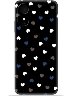 Small heart design Soft Mobile Cover for Oppo A17