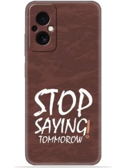 Stop saying logo Soft Silicone Mobile Case for Poco M4 (5G)