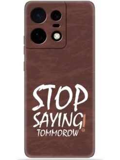 Stop saying logo Soft Mobile Cover for Motorola Moto Edge 50 Pro (5G)