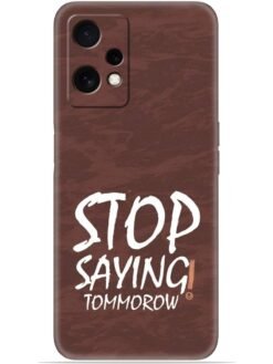 Stop saying logo Soft Mobile Cover for Oneplus Nord Ce 2 Lite (5G)