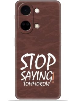 Stop saying logo Soft Mobile Cover for Oneplus Nord 3 (5G)