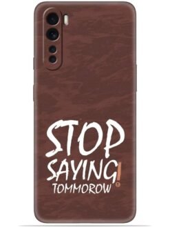 Stop saying logo Soft Mobile Cover for Oneplus Nord