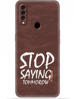 Stop saying logo Soft Silicone Mobile Case for Oppo A31