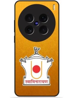 Swaminarayan akshar deri Glossy Metal TPU Phone Cover for Vivo X200 (5G)