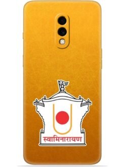 Swaminarayan akshar deri Soft Mobile Cover for Oneplus 7