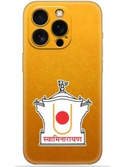Swaminarayan akshar deri Soft Mobile Cover for Apple Iphone 14 Pro