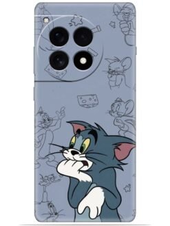 Tom and jerry Soft Mobile Cover for Oneplus 12R (5G)