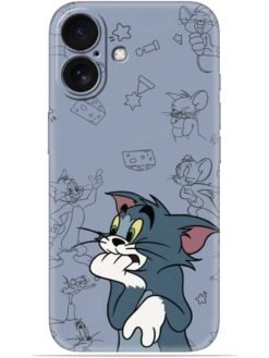 Tom and jerry Soft Mobile Cover for Apple Iphone 16