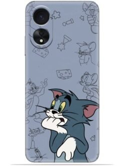 Tom and jerry Soft Silicone Mobile Case for Oppo A17