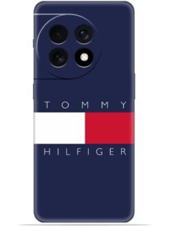 Tommy hilfiger logo Soft Mobile Cover for Oneplus 11 (5G)