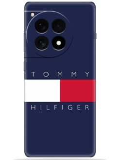 Tommy hilfiger logo Soft Mobile Cover for Oneplus 12R (5G)