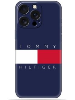 Tommy hilfiger logo Soft Mobile Cover for Apple Iphone 16 Pro