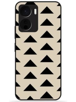 Triangle design Glossy Metal TPU Phone Cover for Vivo Y16