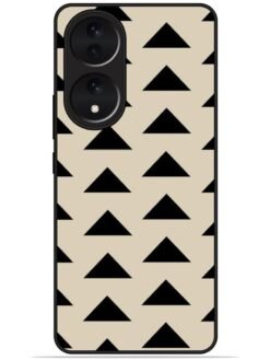 Triangle design Glossy Metal TPU Phone Cover for Vivo Y100 (5G)/Y100A (5G)