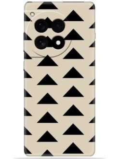 Triangle design Soft Mobile Cover for Oneplus 12R (5G)