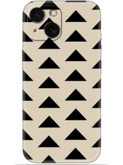 Triangle design Soft Mobile Cover for Apple Iphone 15 Plus