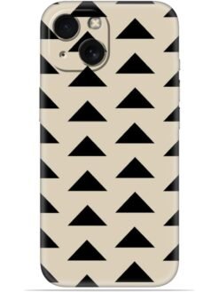 Triangle design Soft Mobile Cover for Apple Iphone 15