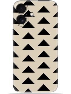 Triangle design Soft Mobile Cover for Apple Iphone 16