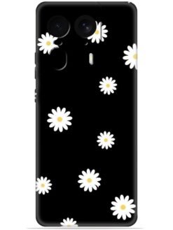 White flower Soft Silicone Mobile Case for Motorola Moto Edge 50 Ultra (5G)