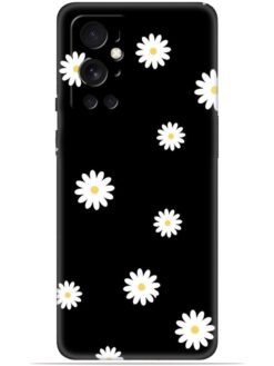 White flower Soft Mobile Cover for Oneplus 9 Pro (5G)