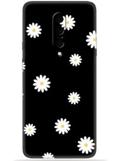 White flower Soft Mobile Cover for Oneplus 7 Pro/7T Pro