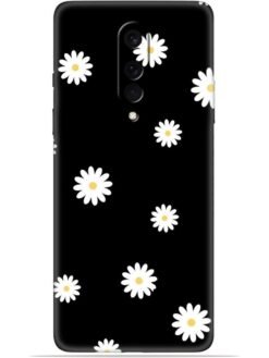 White flower Soft Mobile Cover for Oneplus 8