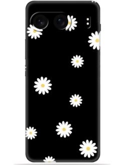 White flower Soft Mobile Cover for Oneplus Nord 4 (5G)