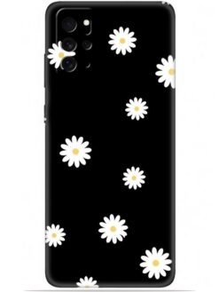 White flower Soft Mobile Cover for Samsung Galaxy S20 Plus