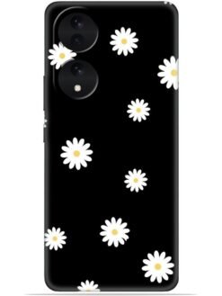 White flower Soft Mobile Cover for Vivo Y100 (5G)/Y100A (5G)