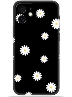 White flower Soft Mobile Cover for Apple Iphone 12
