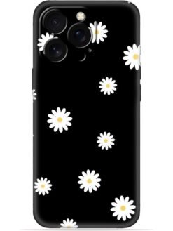 White flower Soft Mobile Cover for Apple Iphone 13 Pro