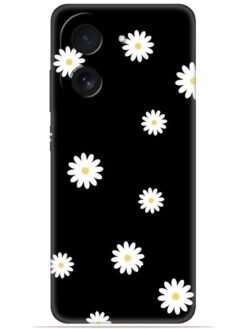 White flower Soft Mobile Cover for Poco C71