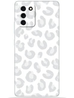 White leopard print Soft Mobile Cover for Samsung Galaxy S10 Lite