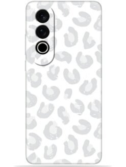 White leopard print Soft Mobile Cover for Oneplus Nord Ce 4 (5G)