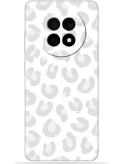 White leopard print Soft Mobile Cover for Realme C65 (5G)